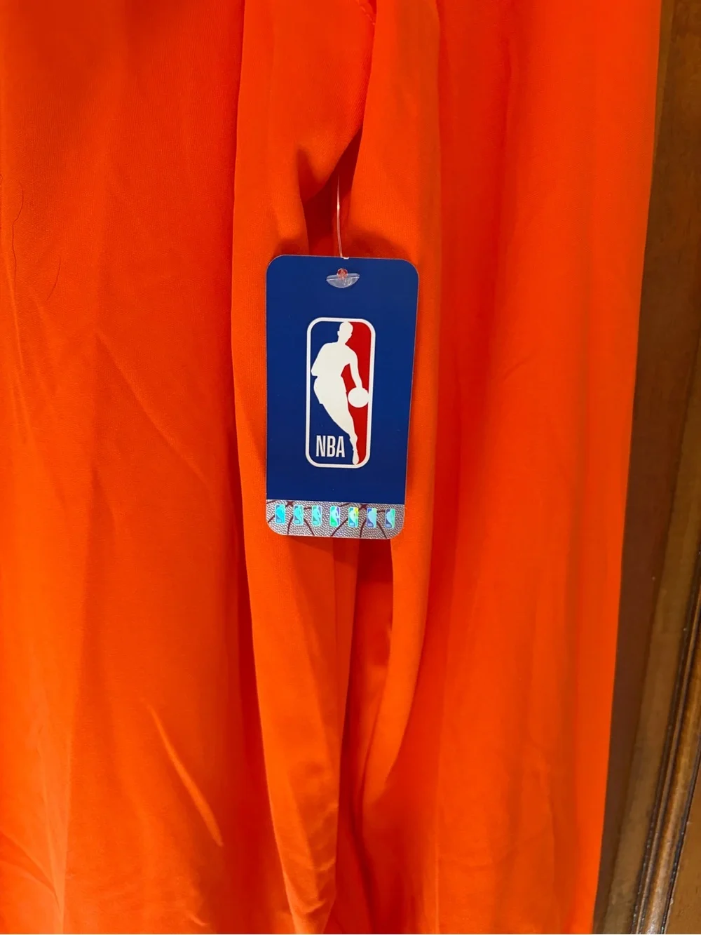 NBA NY Knicks Basketball Orange Long Sleeve Team Tee New with tags - Picture 2 of 7